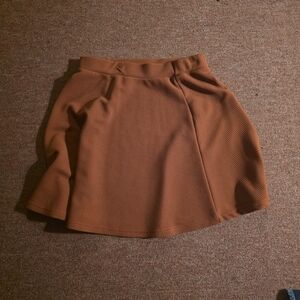 Elegant Brown Women's Skirt